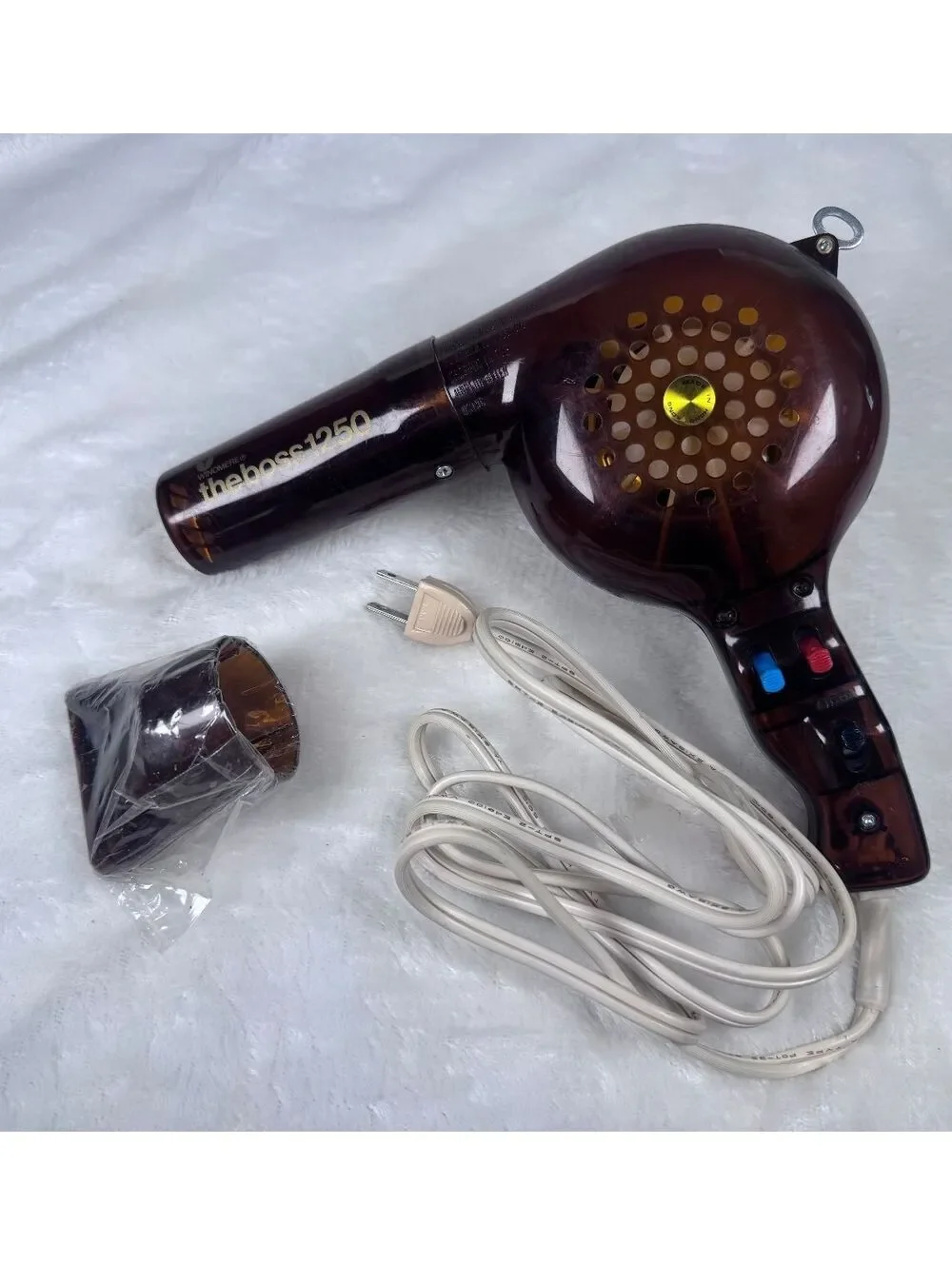 Vintage 1980s The Boss 1250W Hair Dryer Windmere HD-1250D WORKS!